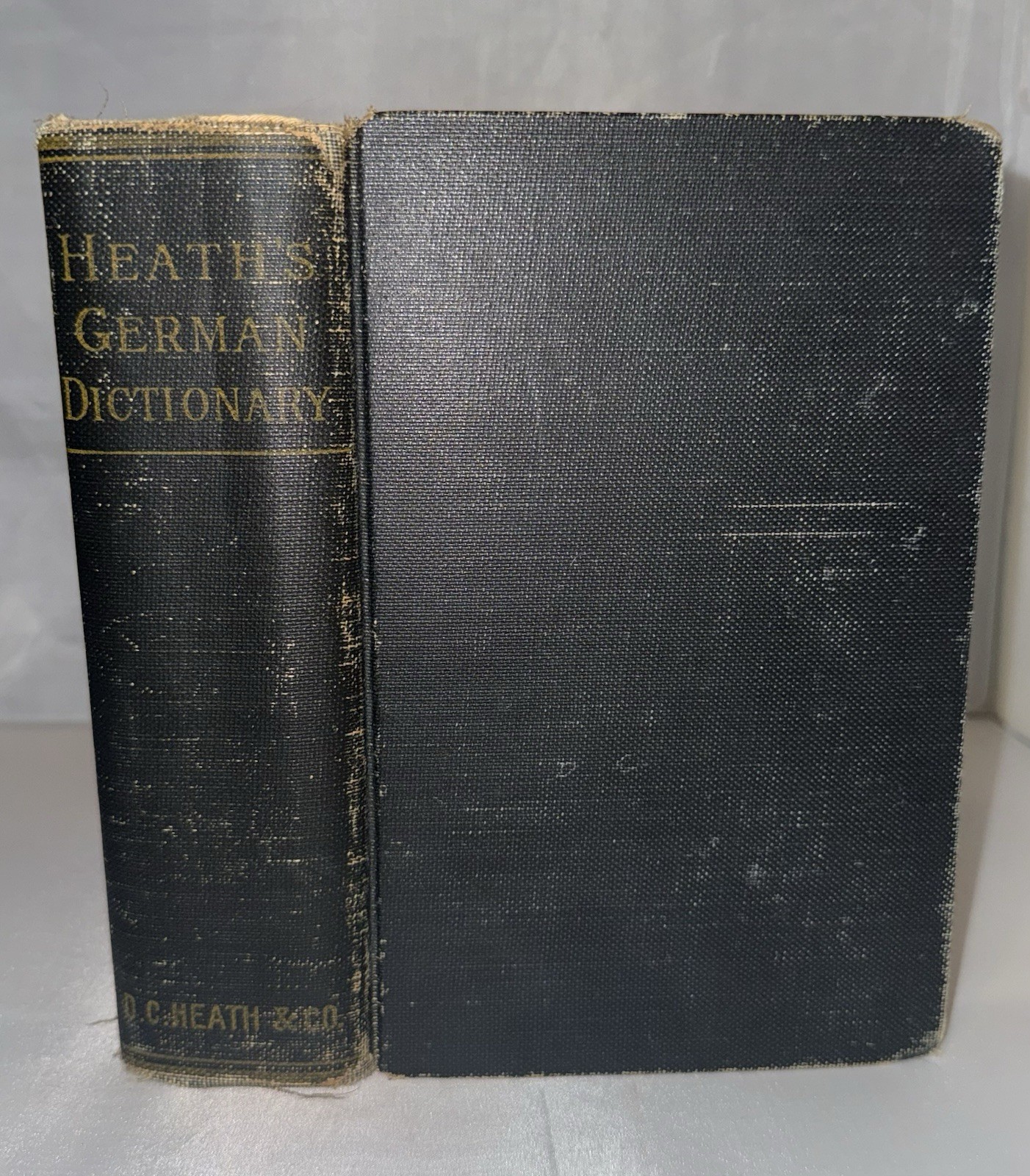 Heath’s German And English Dictionary 1906 Hardcover