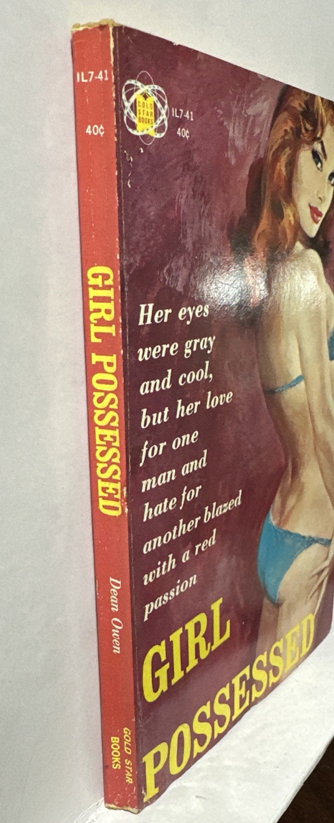 Girl Possessed Dean Owen Dudley McGaughey 1964 Gold Star VTG Sleaze Paperback