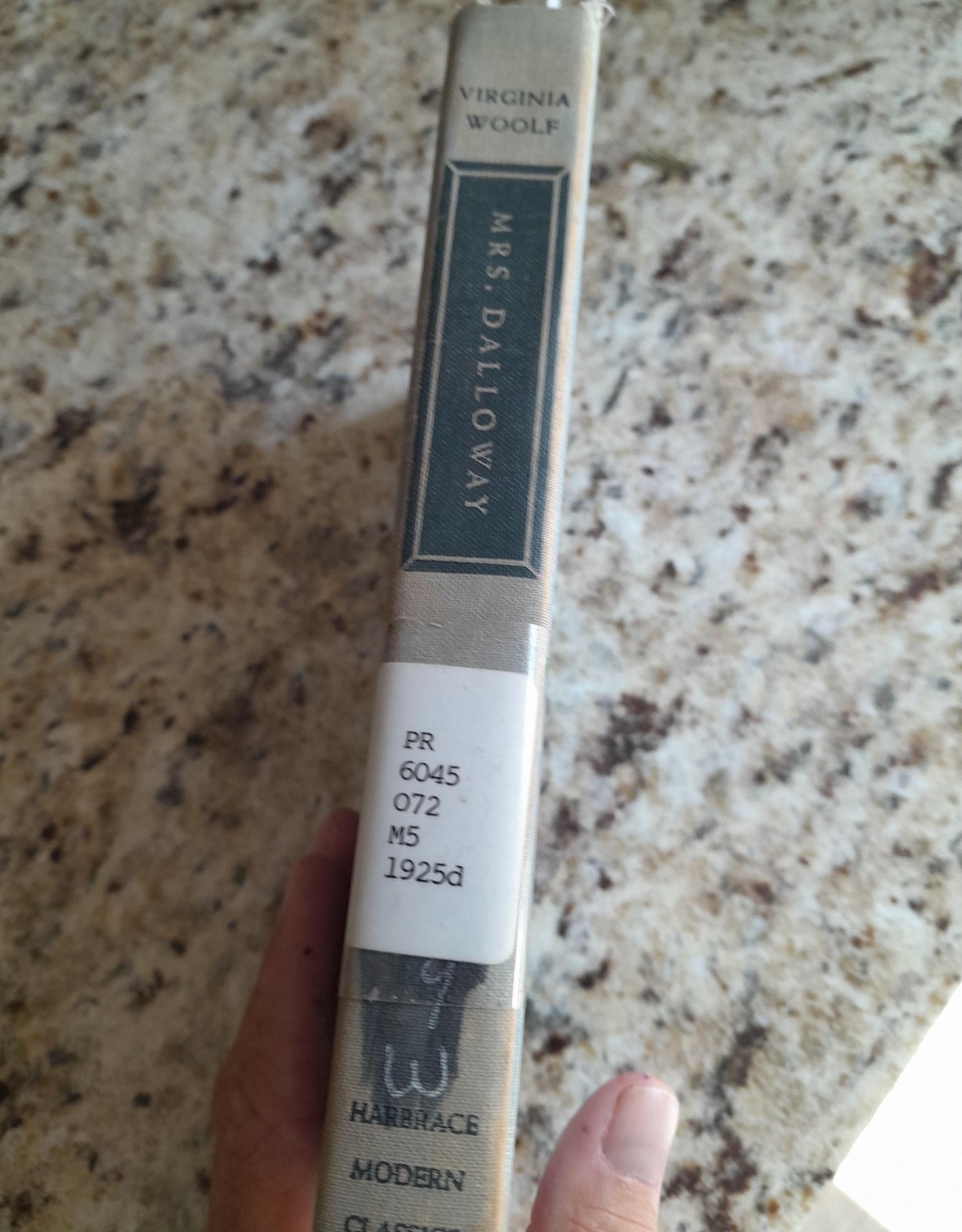 Mrs.Dalloway by Virginia Wolf HBMC 1925 Rare by Harcourt,Brace And Company
