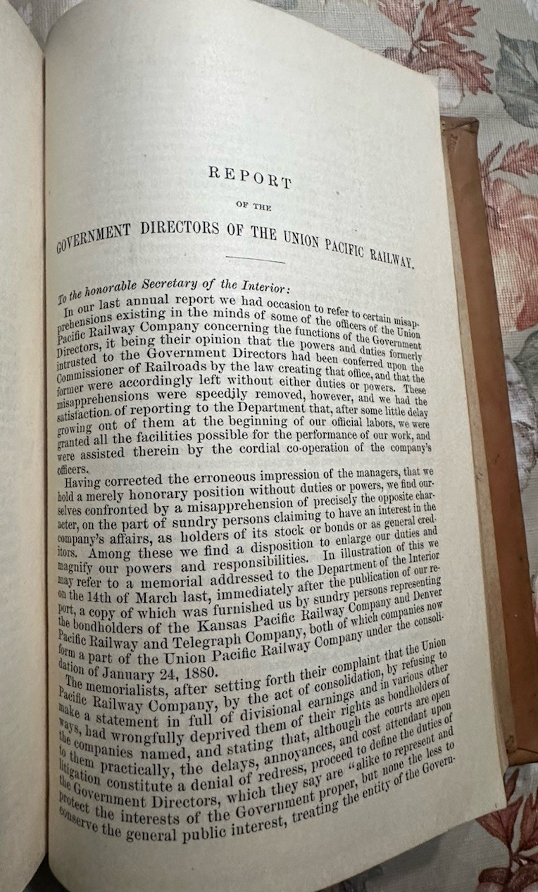 1883-84 House Exec. Documents 48th Congress Vol 2 Sec. Interior Report Book