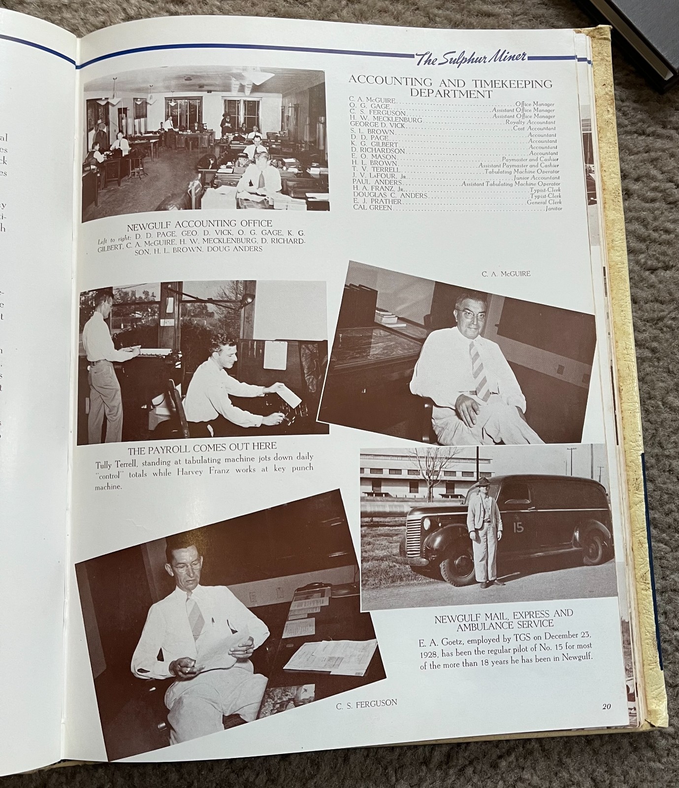 Texas Gulf Sulphur Company 30th Ann Newgulf Texas 1948 Mining Industry