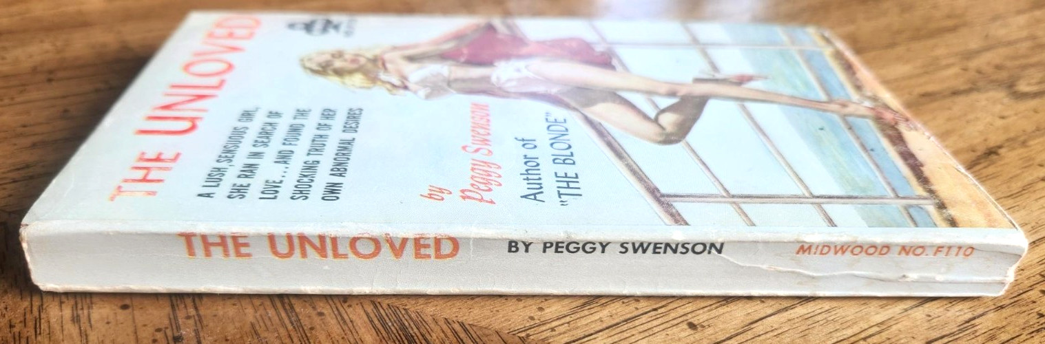 The Unloved by Peggy Swenson. 1961 Midwood # F110 Vintage Lesbian Sleaze. VG
