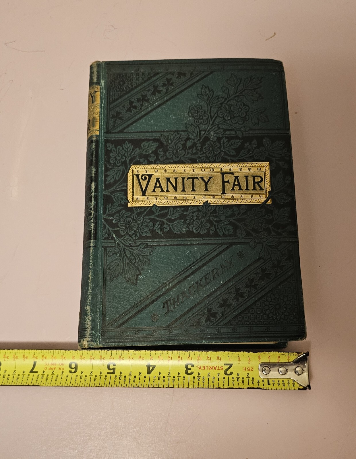 VANITY FAIR A NOVEL WITHOUT A HERO WILLIAM M. THACKERAY ***ANTIQUE XIX CENTURY**