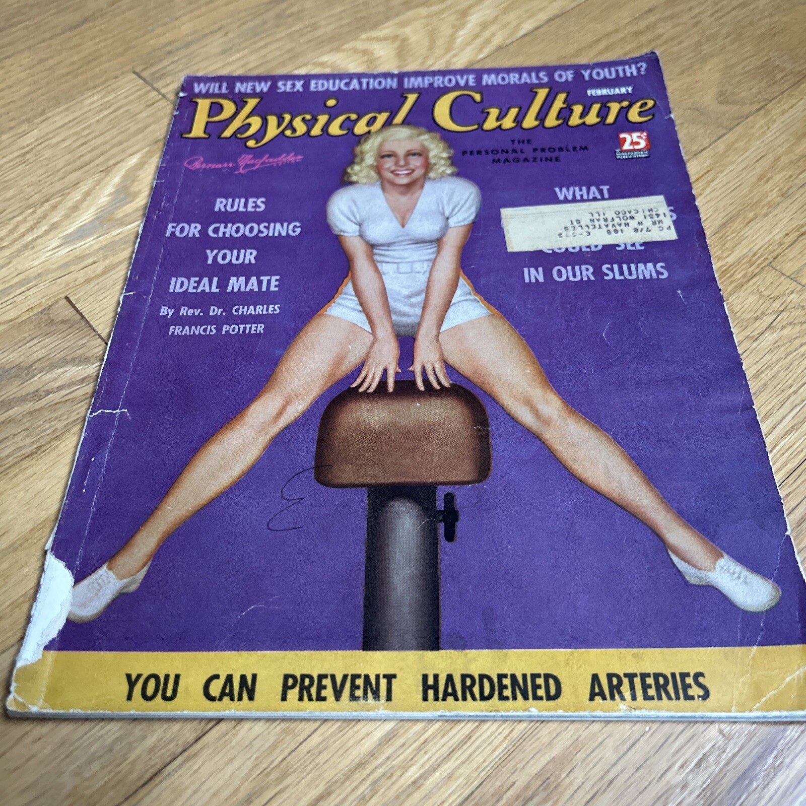Feb 1938 VITALIZED PHYSICAL CULTURE Magazine Bernarr MacFadden