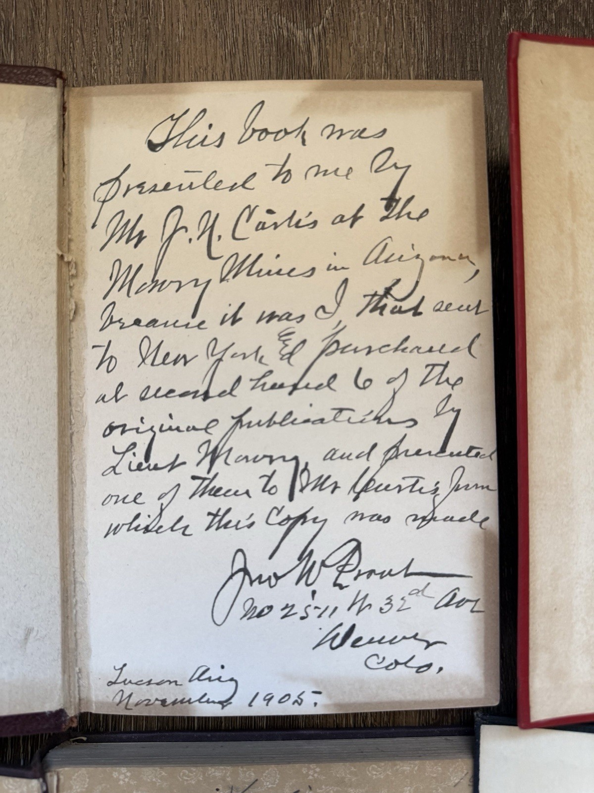 John W. Prout Personal Library with Tons of Ephemera Antique Books Mowry Mines