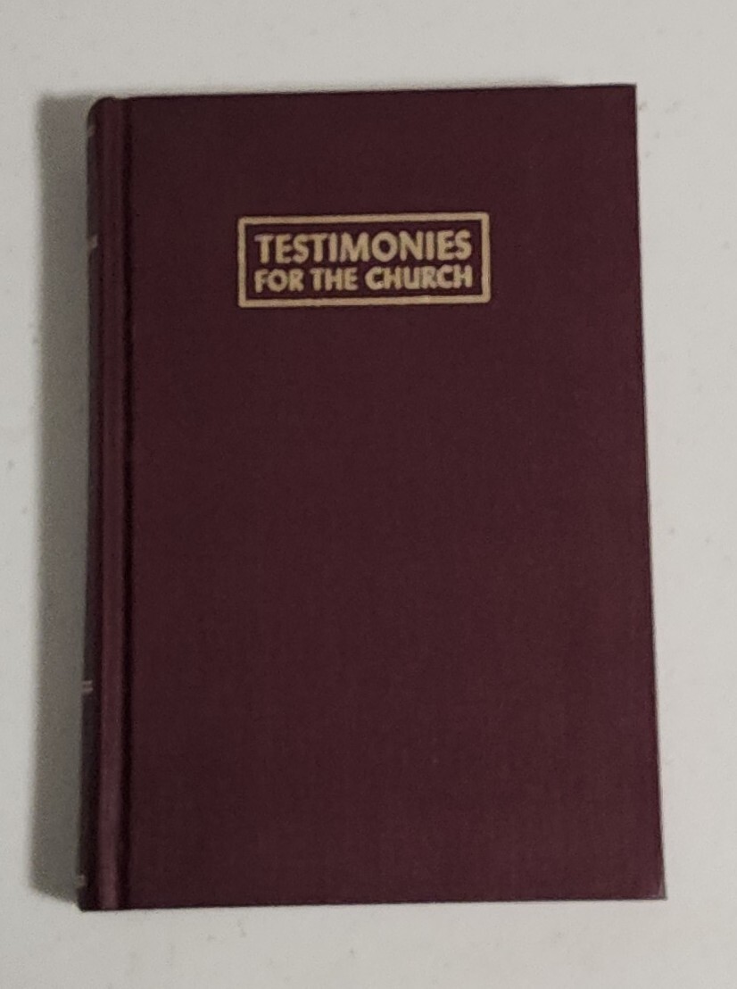 TESTIMONIES The Church Ellen G White Vol 2 Pacific Press 7th Day Adventist HB