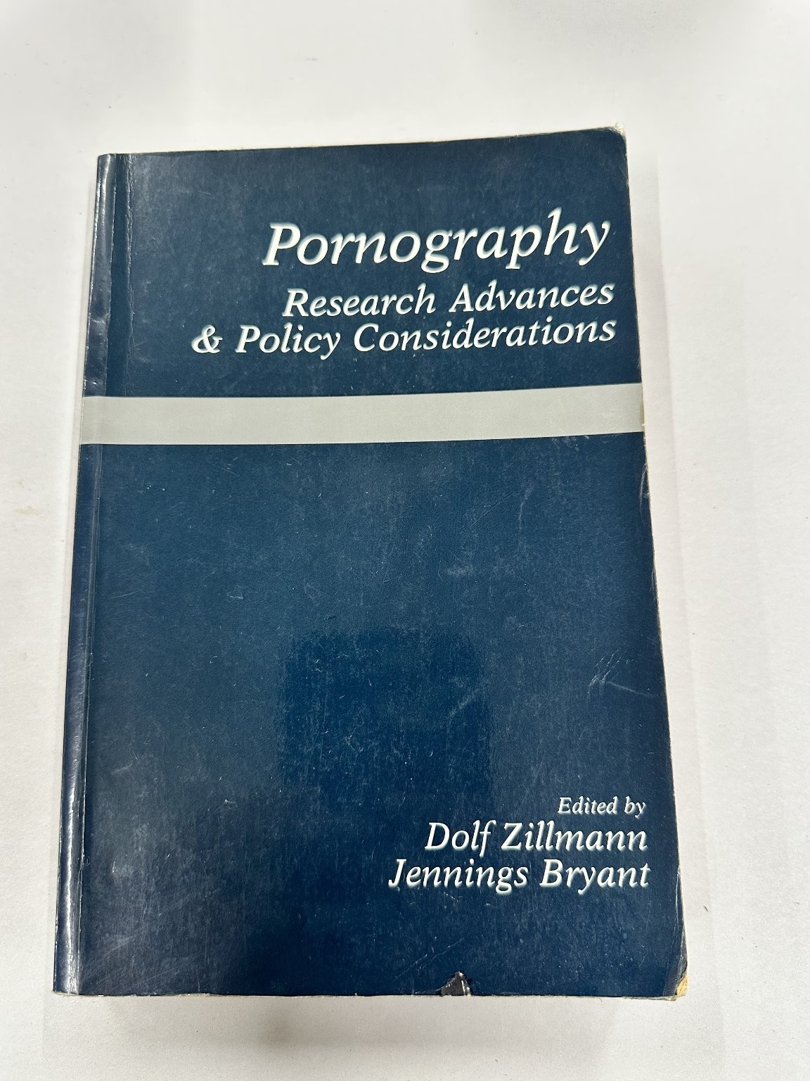 Pornography Research Advances Zillmann Bryant 1989 Social Science Book