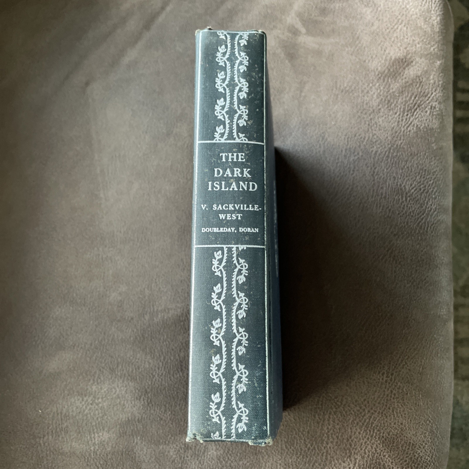 1936 The Dark Island by Vita Sackville-West Blue Linen HC Doubleday Book