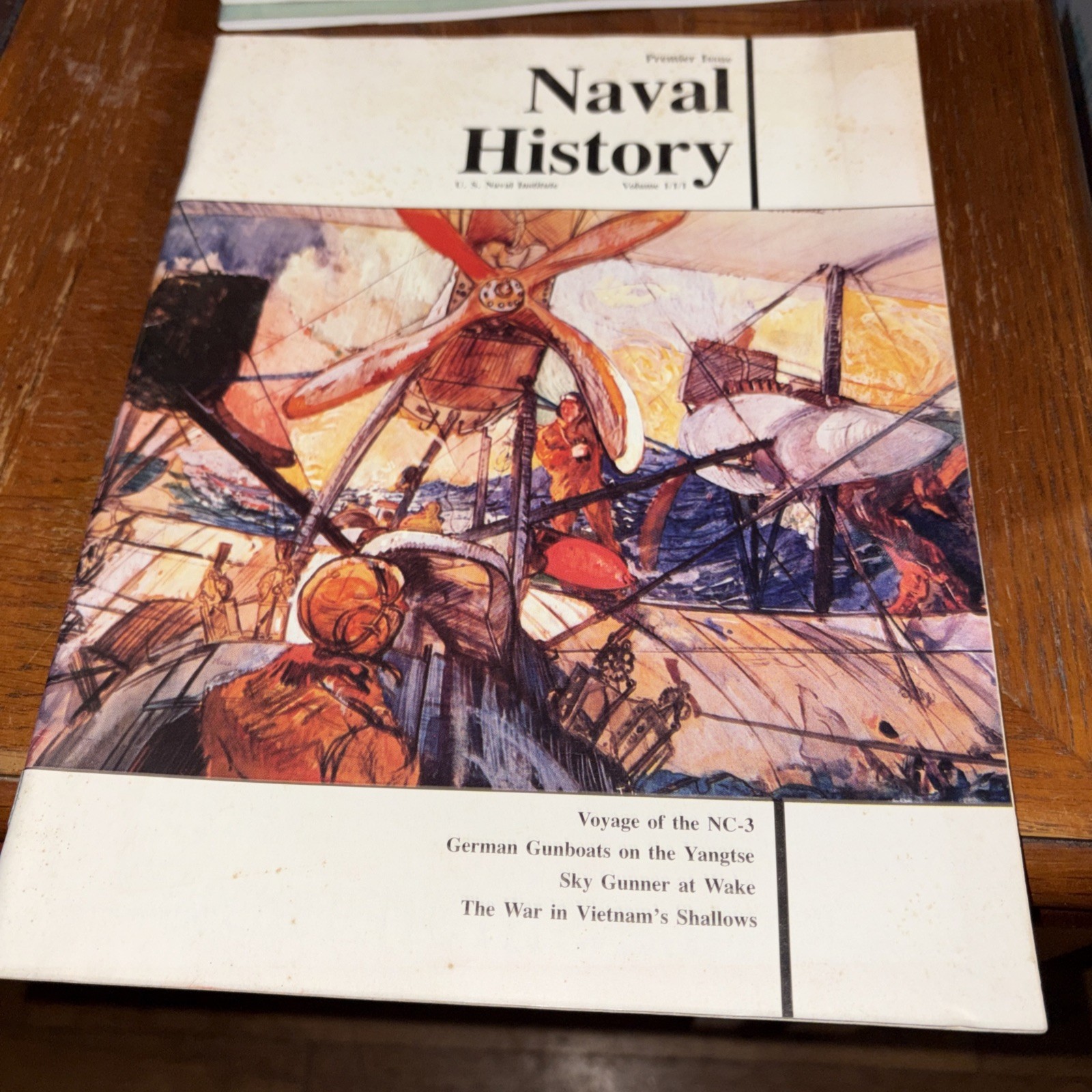 Naval History Premier Issue #1 1987 US Naval Institute – 1st Issue First Volume