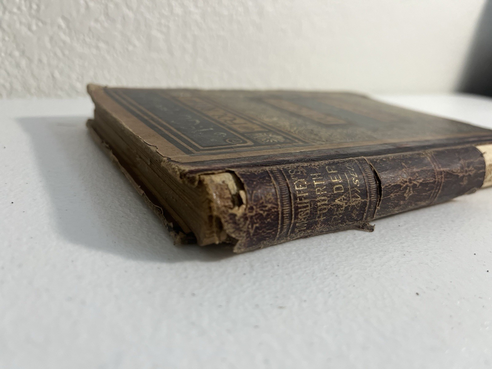McGuffey’s Fourth Eclectic Reader Revised Edition Antique School Book 1879 Van