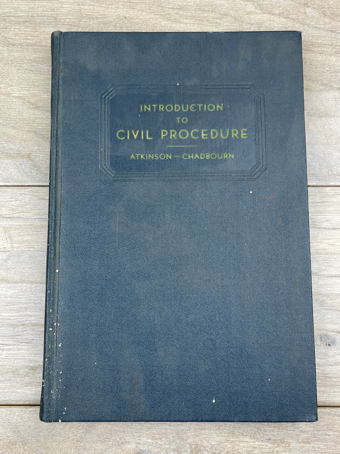 Introduction to Civil Procedure Atkinson Chadbourn 1948 Legal Law