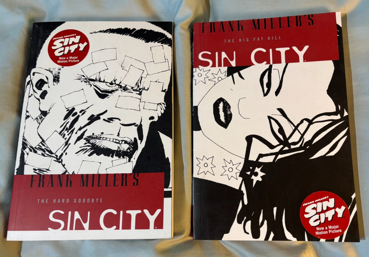 Sin City – 2 Movie Tie In trade PBs 2005 – graphic novel VG++ Mickey Rourke