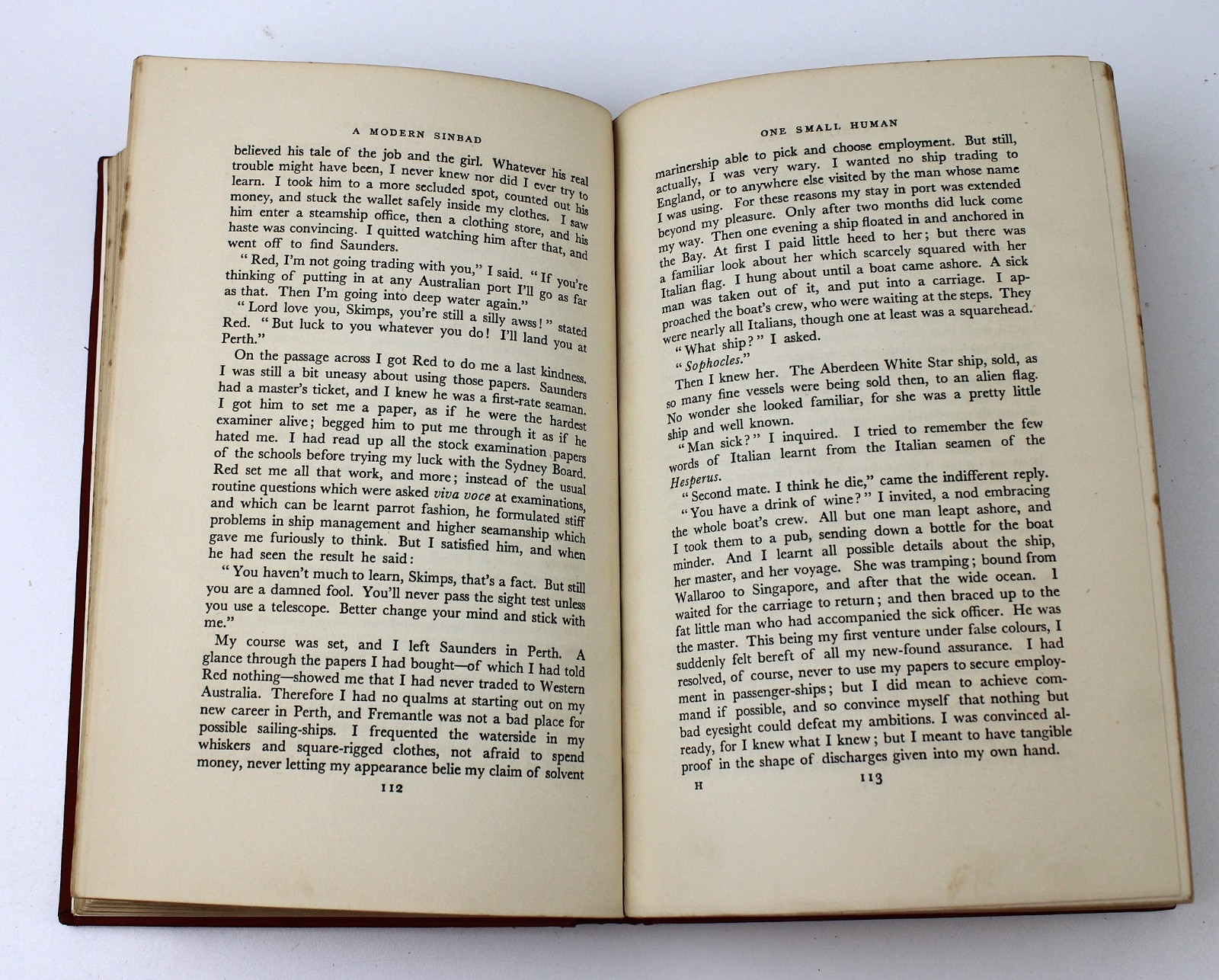 A Modern Sinbad An Autobiography 1933 Sailing Shipping Maritime History Bermuda