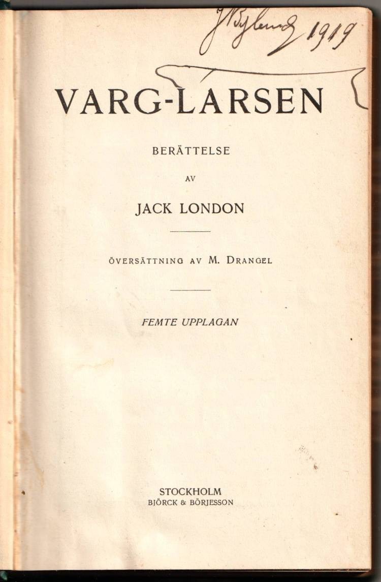 Four Old Swedish Classic Hardcover Books Published 1913-1928