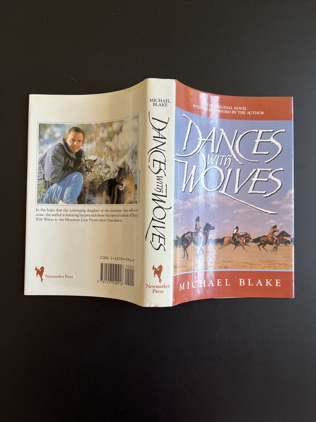 Dances with wolves by Michael Blake 1st/1st 1991 HC/DJ