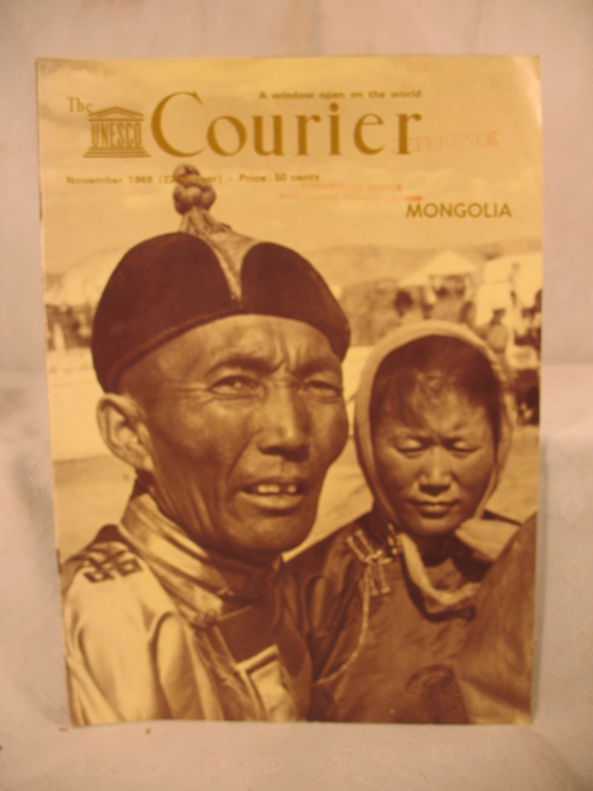 The UNESCO COURIER old magazines mongolia asia himalayas etc