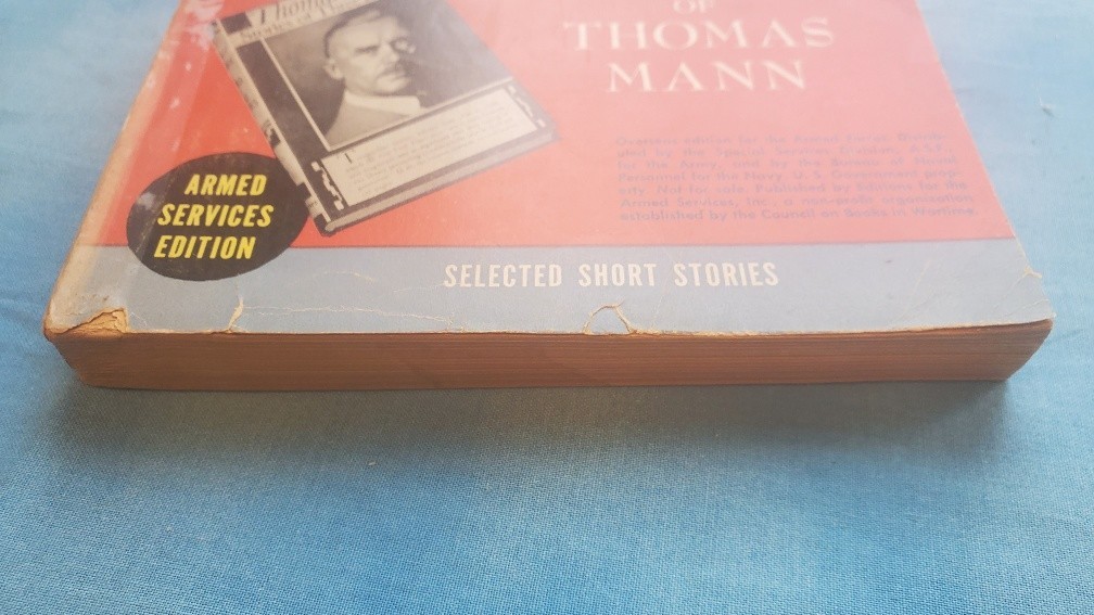 Armed Services Edition Selected short Stories of Thomas Mann L-28 Very Good