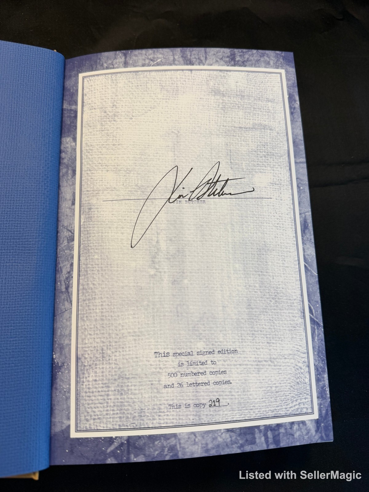 Brief Cases Jim Butcher Subterranean Press Signed #219