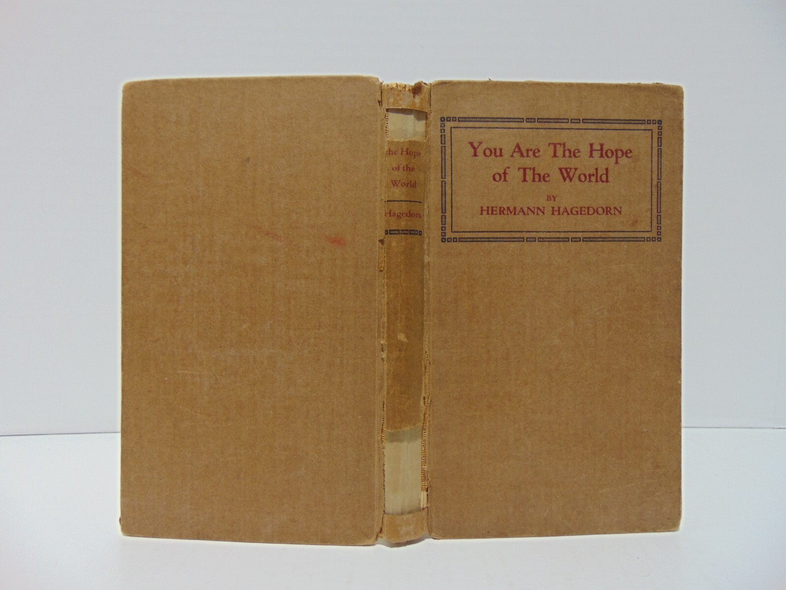 You Are The Hope Of The World by Hermann Hagedorn (1917, Hardcover)
