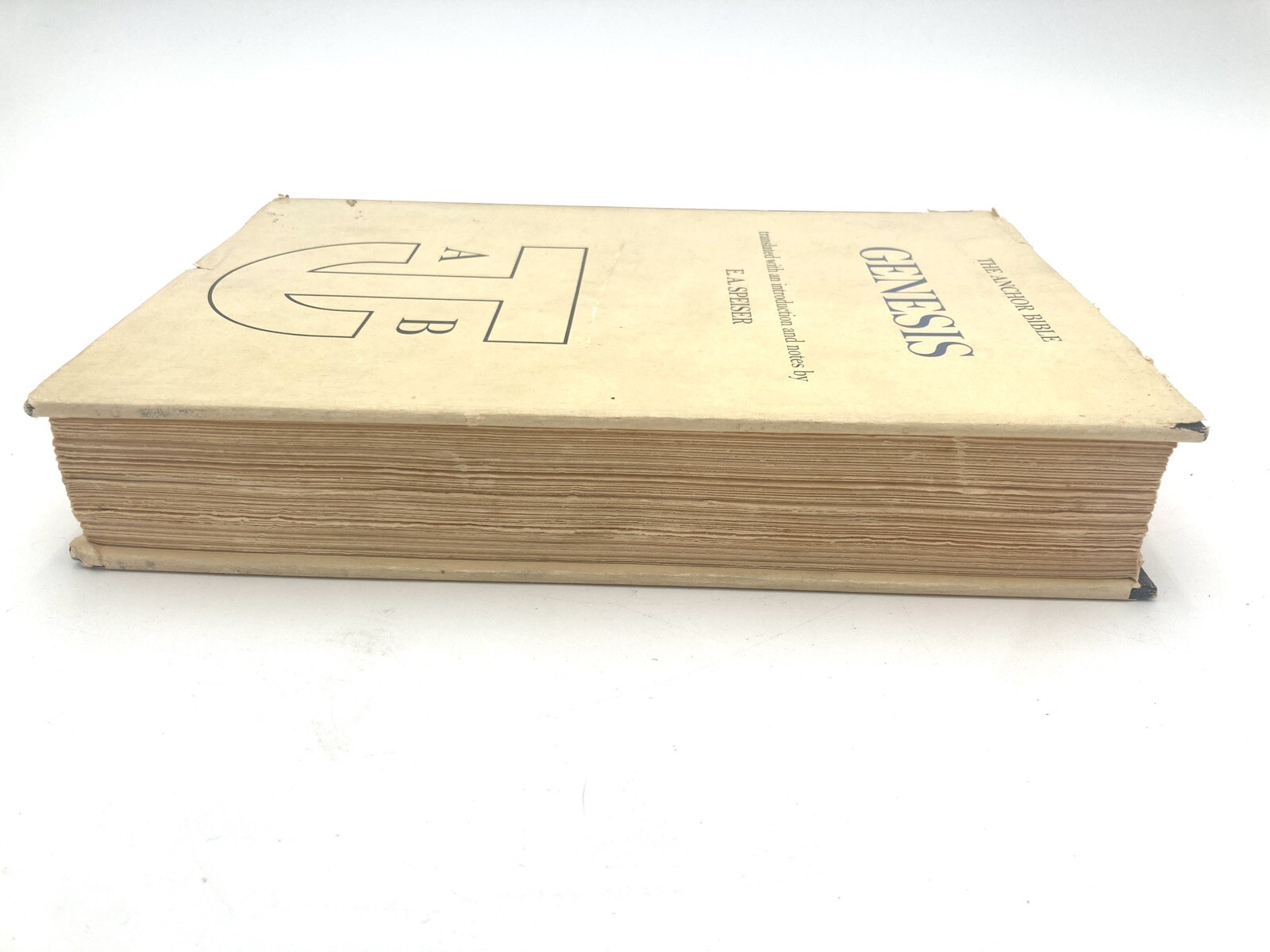 E. A. Speiser THE ANCHOR BIBLE Genesis 1st Edition 1st Printing 1964 Vtg HC DJ