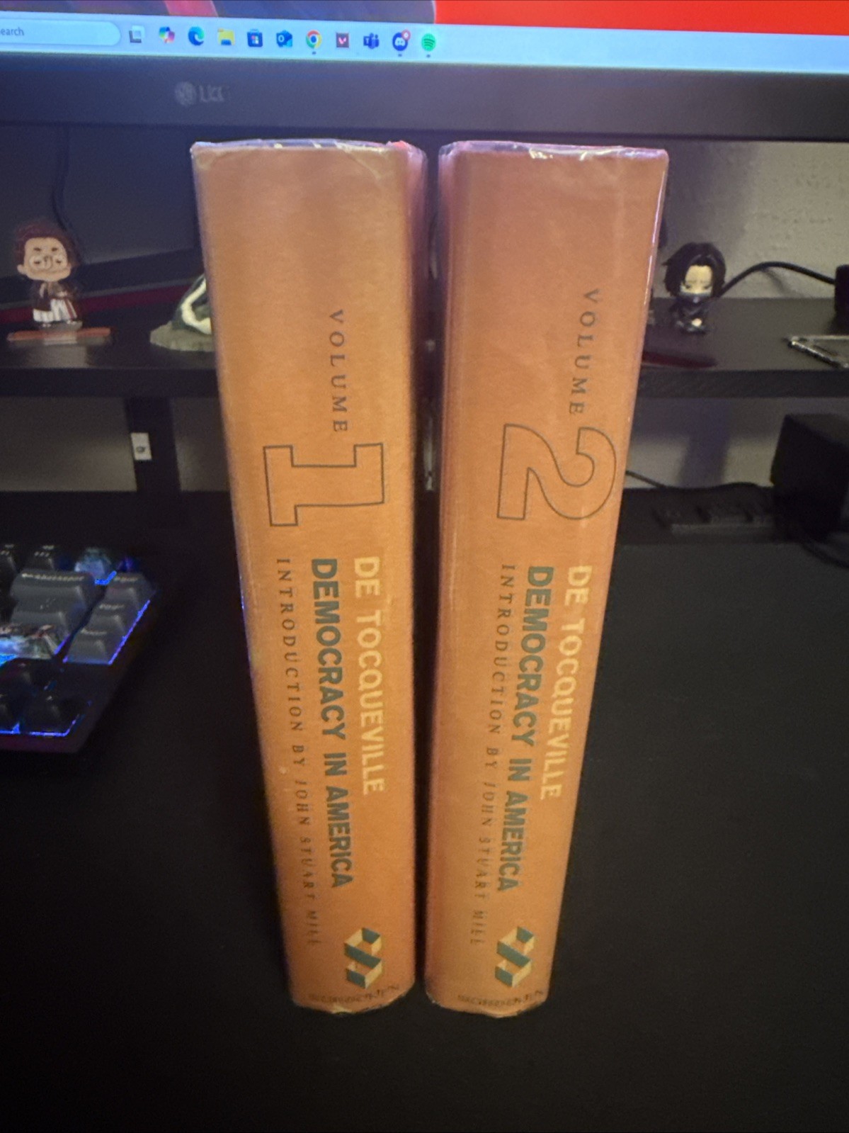 Alexis de Tocqueville Democracy in America 2 Volume Set Schocken Hardcover