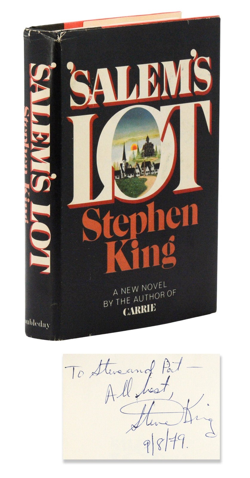 ‚Salem’s Lot ~ SIGNED by STEPHEN KING ~ Early Reprint ~ T42 ~ Doubelday ~ 1978