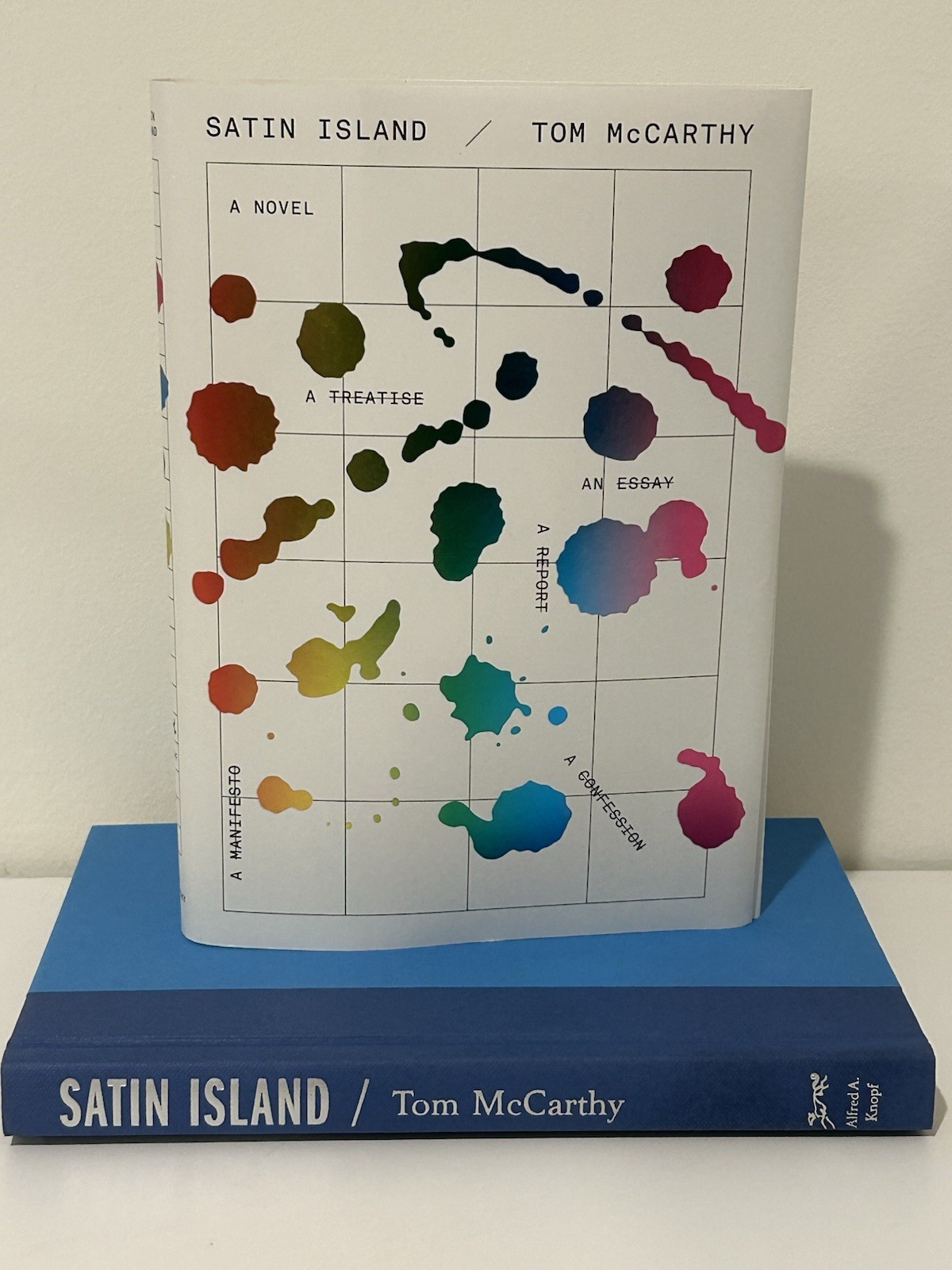 TOM MCCARTHY / SATIN ISLAND / FIRST EDITION 2ND PRINTING HCDJ / VG+