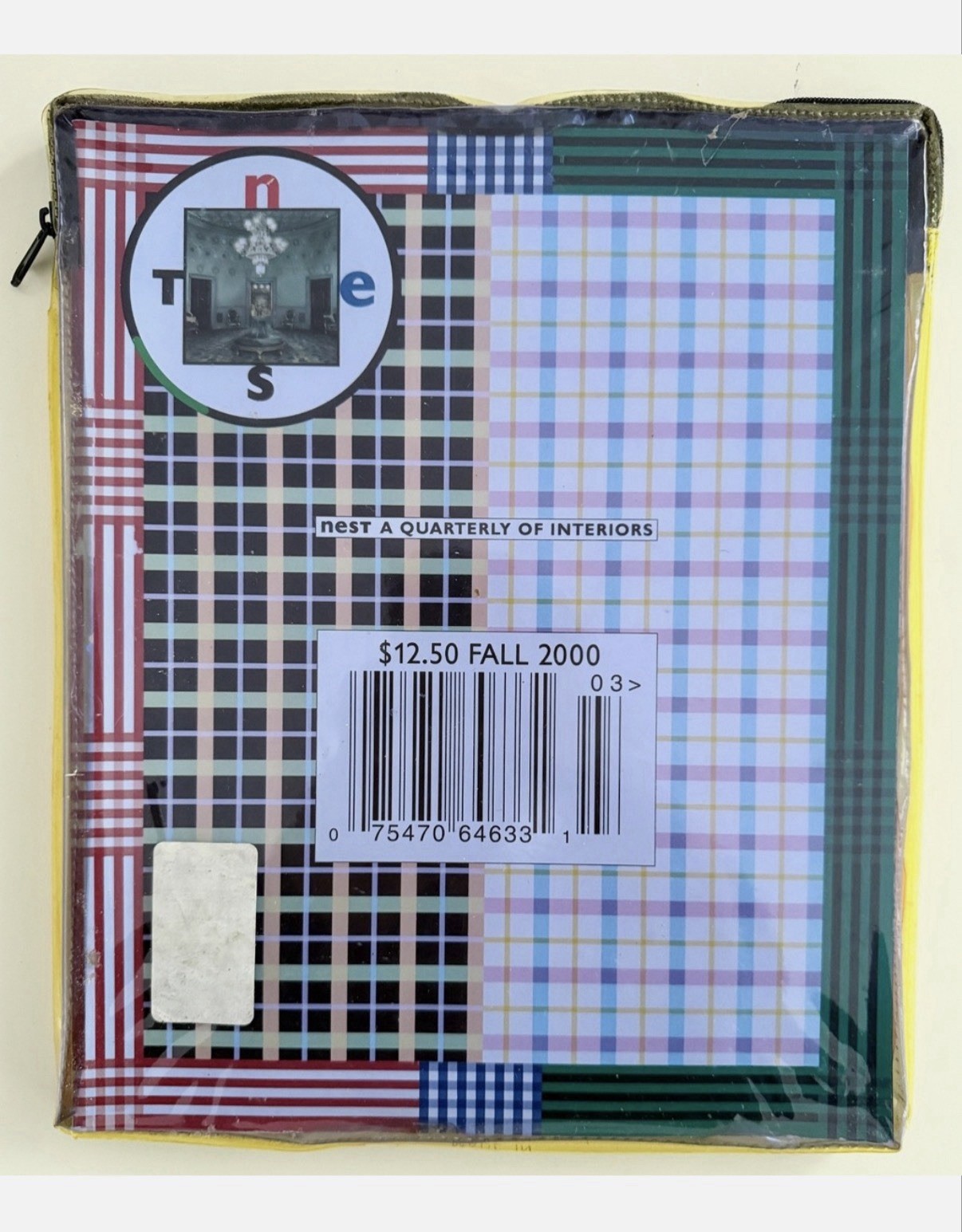 „Nest A Quarterly Magazine Of Interiors“ Fall 2000 #10 Plastic Zipper Cover NM