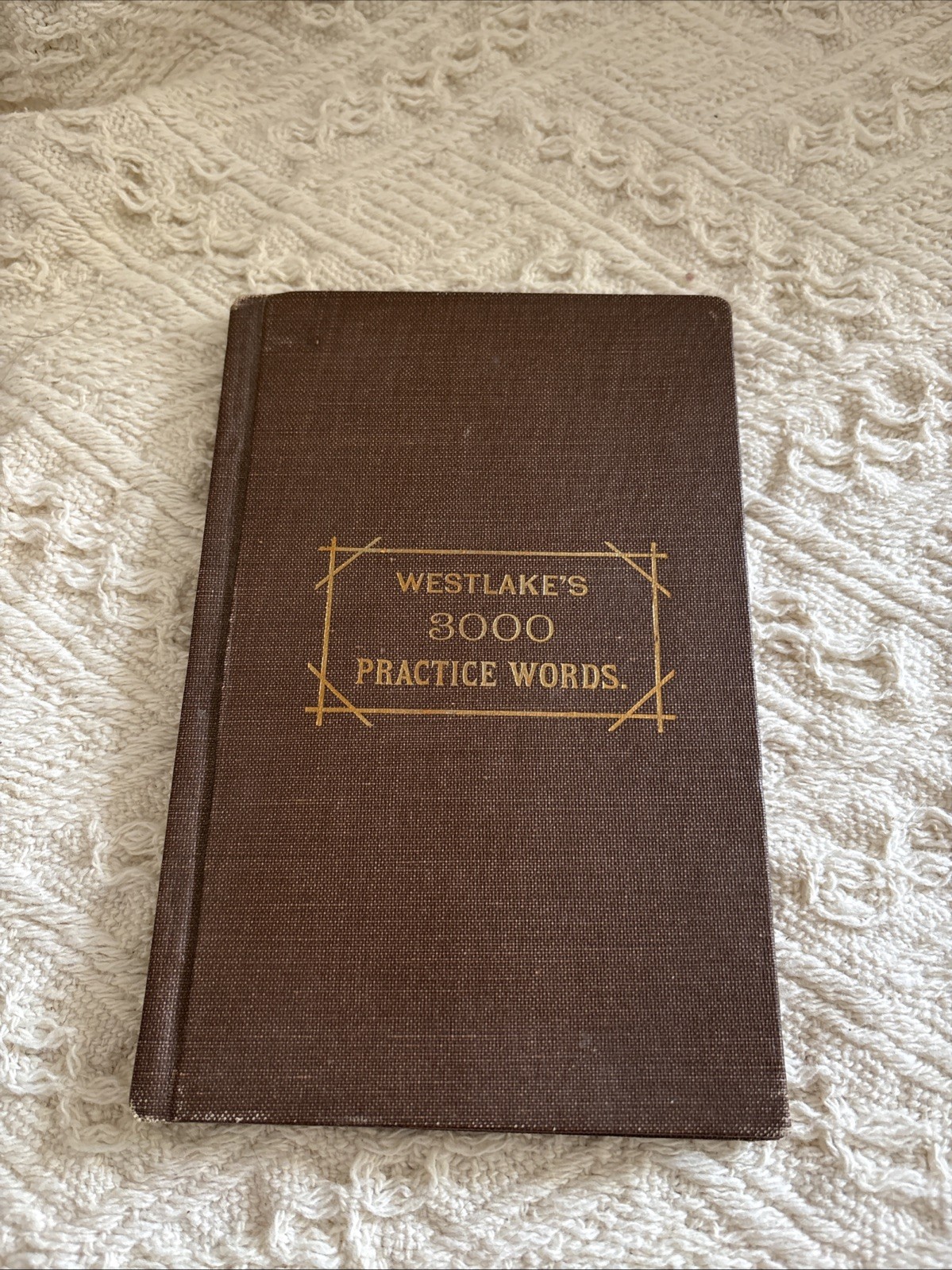 Rare Antique Book Westlakes 3000 Practice Word J Willis Westlake Hardback 1874