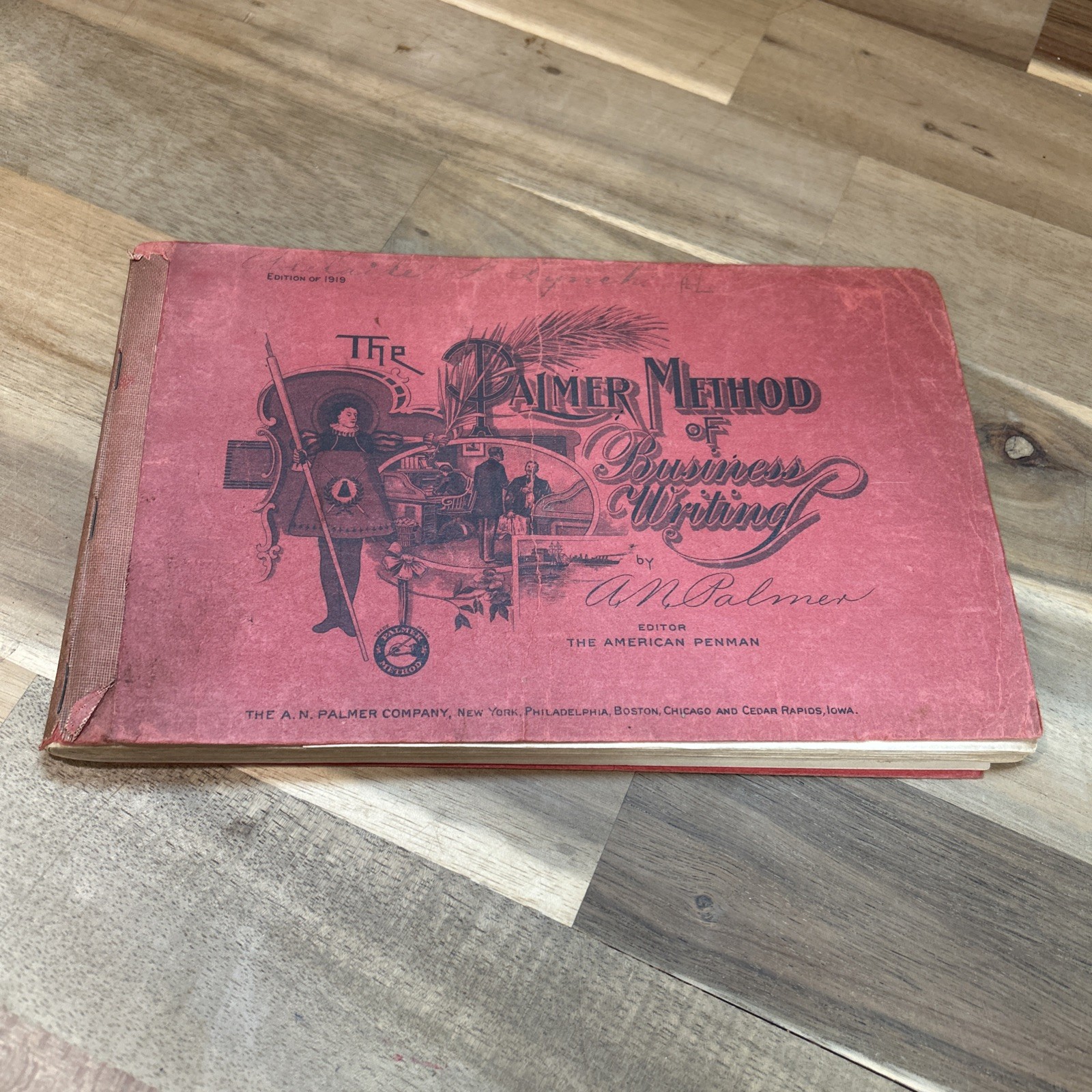 RARE VINTAGE The PALMER METHOD of Business Writing by A.N. Palmer Copyright 1919