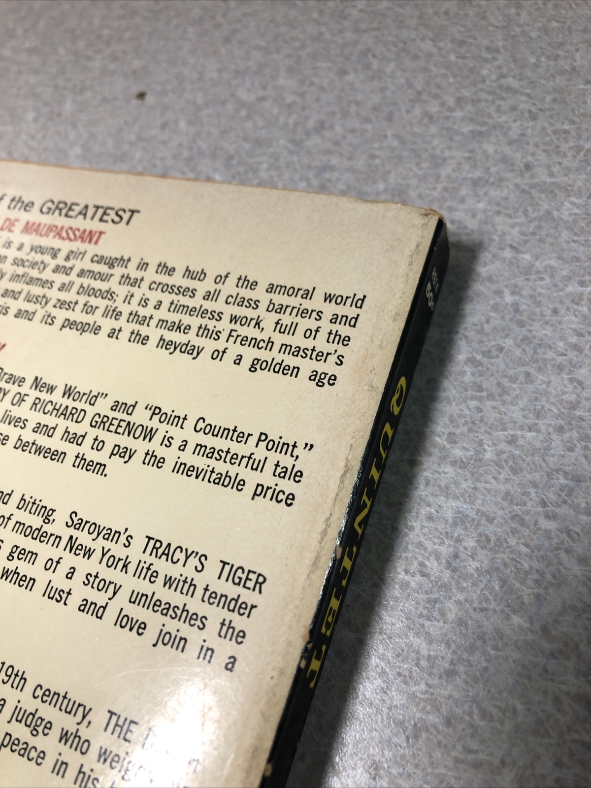 [Unread] QUINTET Five Great Novels, Five Famous Authors Various 1961 Pyramid PB