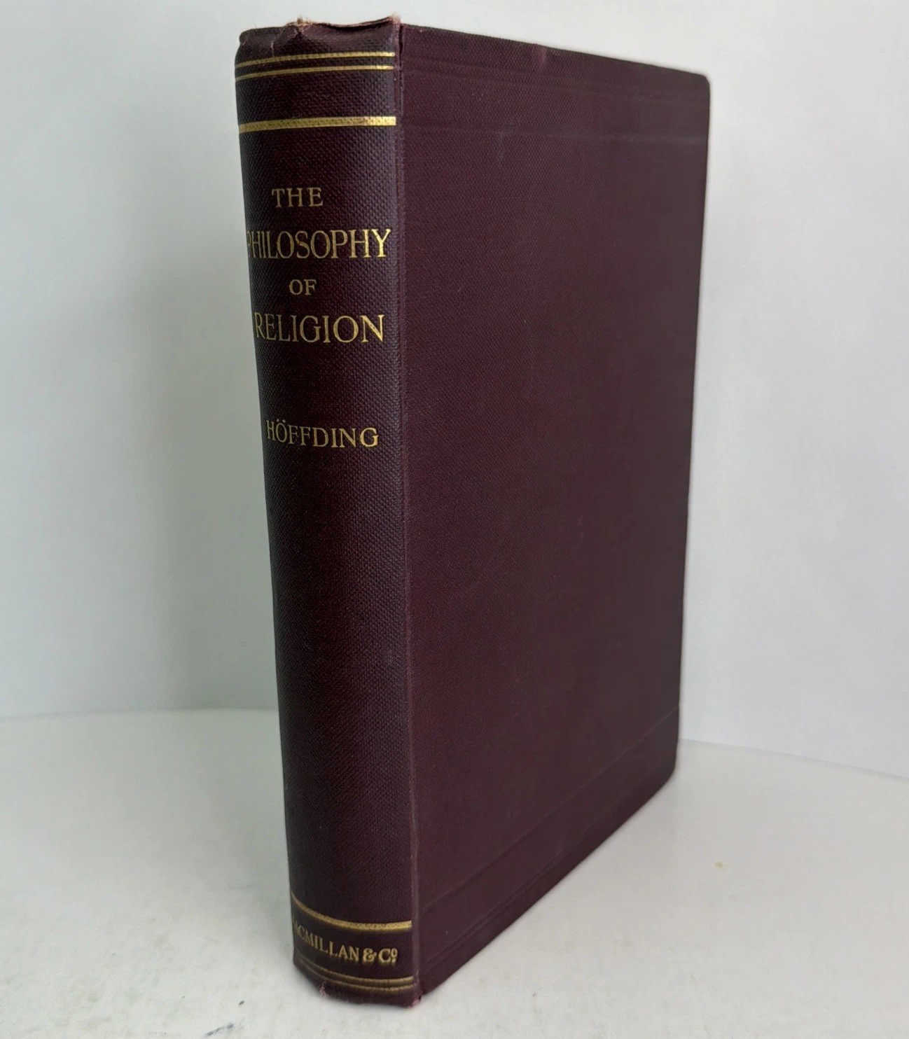 Philosophy of Religion – Harald Hoffding 1914 Vintage Hardcover