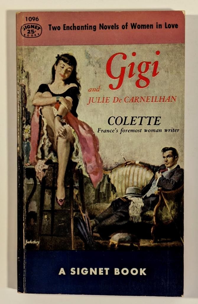 Gigi and Julie De Carneilhan by Colette 1954 Signet 1096 Vintage Paperback GGA