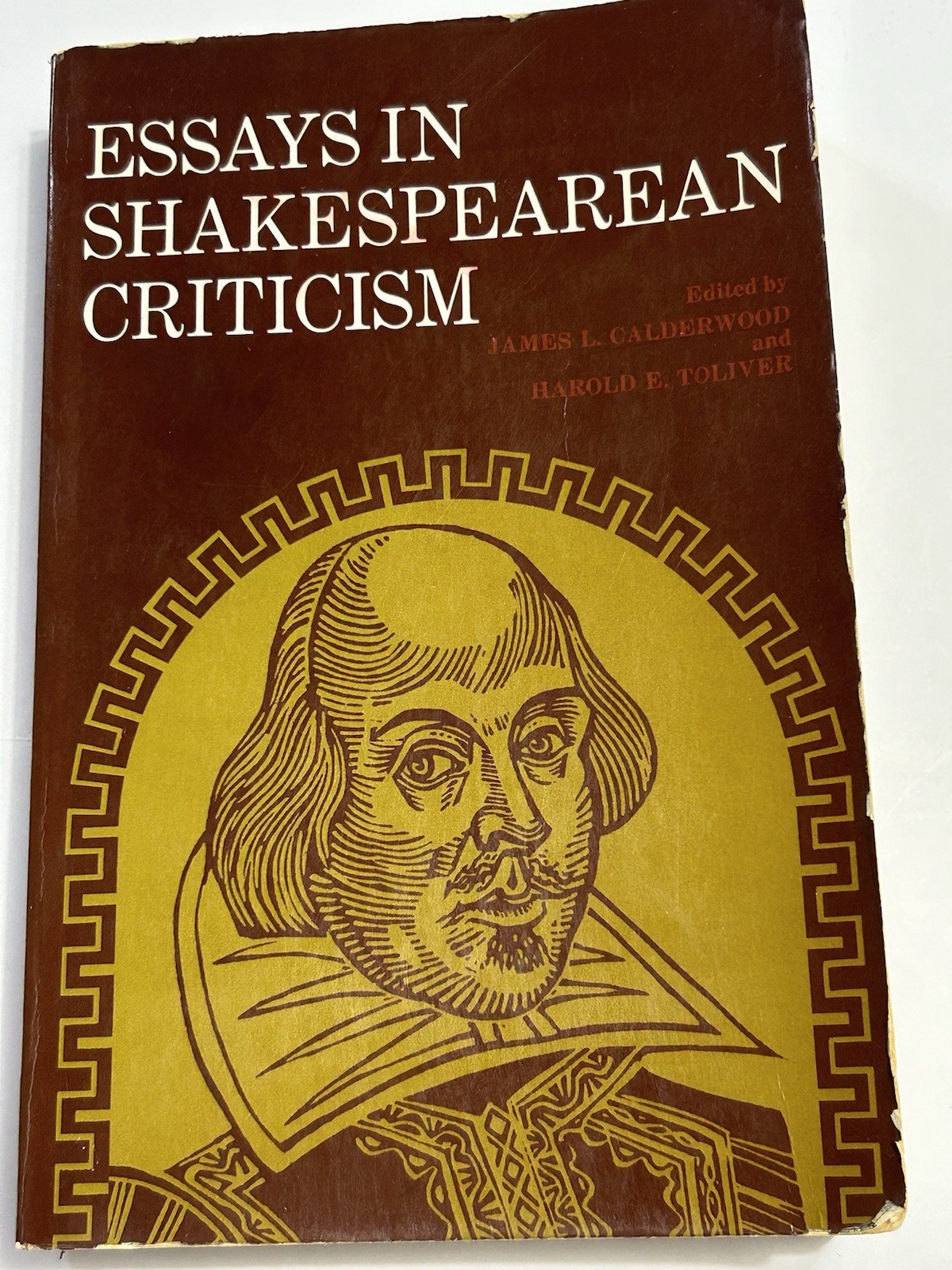 Essays in Shakespearean Criticism by James Calderwood & Harold Toliver 1970 1st