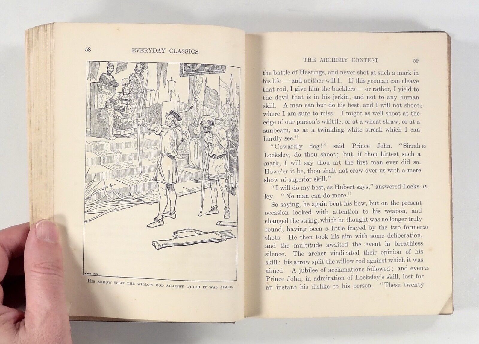 1931 EVERYDAY CLASSICS FIFTH READER Children’s English textbook ILLUSTRATED hc
