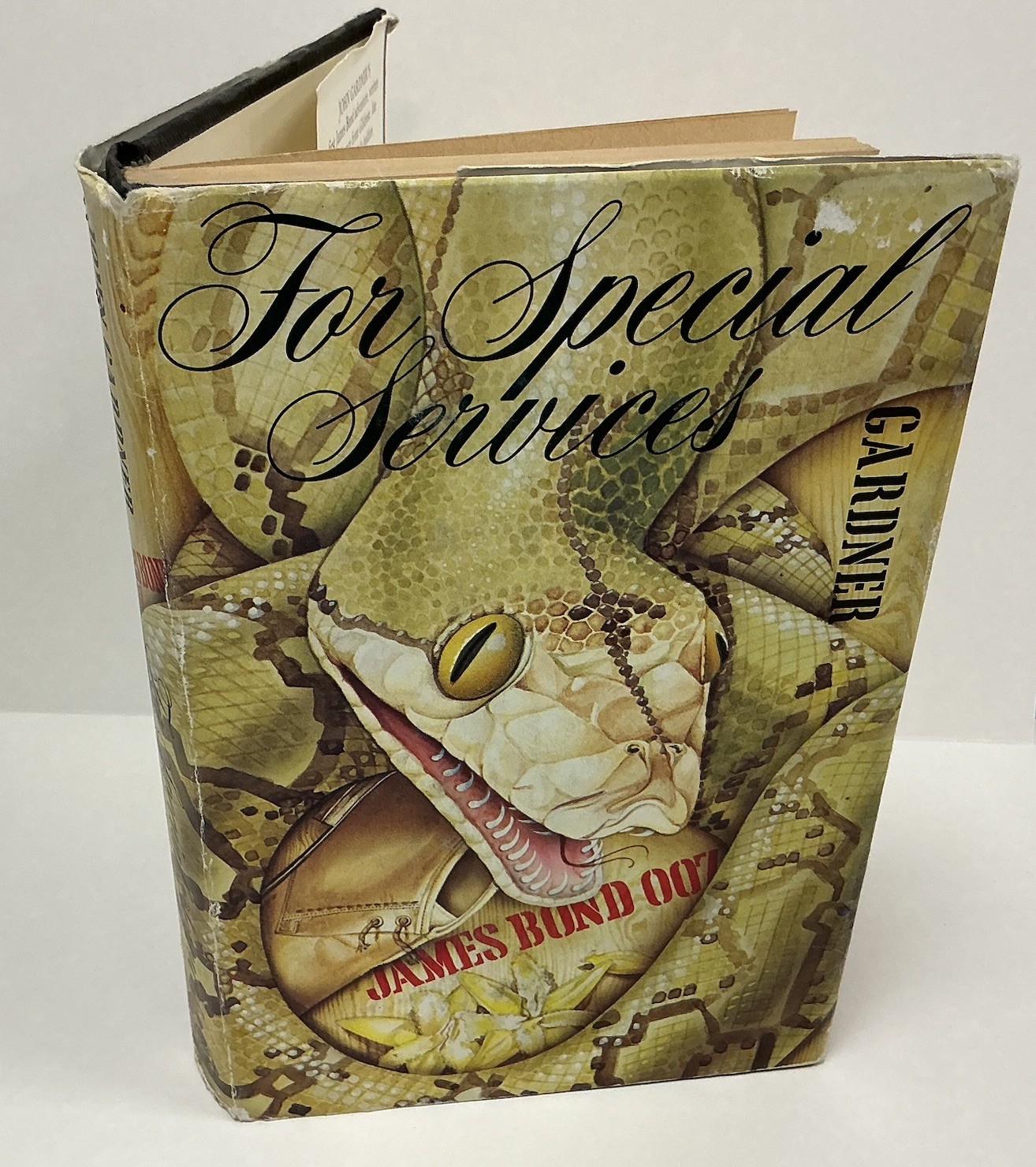 For Special Services By John Gardner 1982 1st edition Ian Fleming’s James Bond