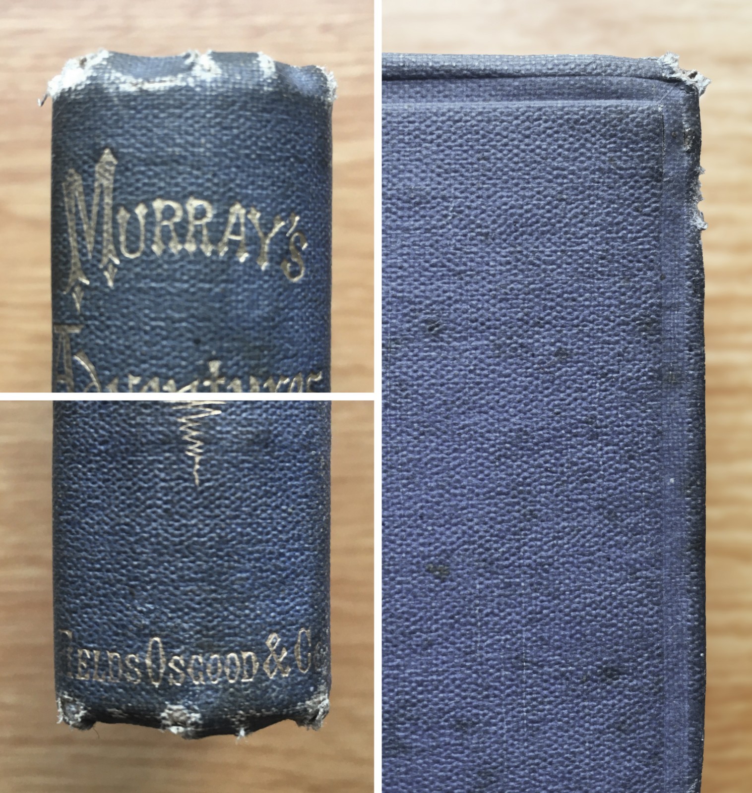 William Henry Harrison Murray, Adventures In The Wilderness, 1st Ed, 1869