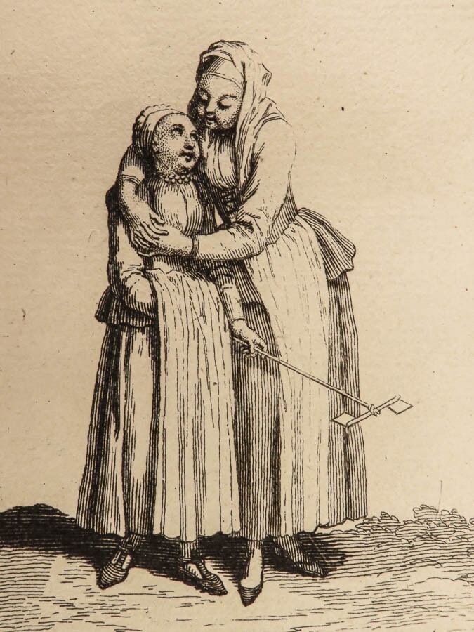 1720 PICART Fashion Engravings Swedish Dresses Holland Costumes Clothing RARE