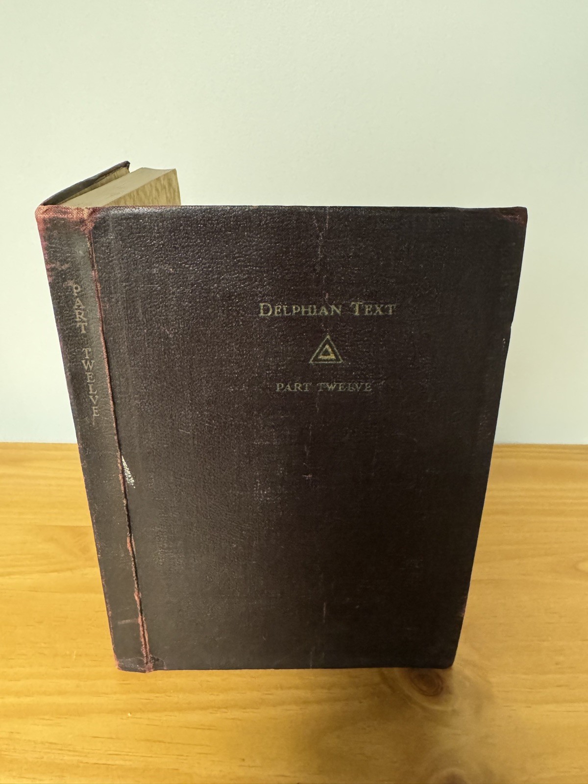 old DELPHIAN TEXT (1931) Great Depression Era Self-Education Book