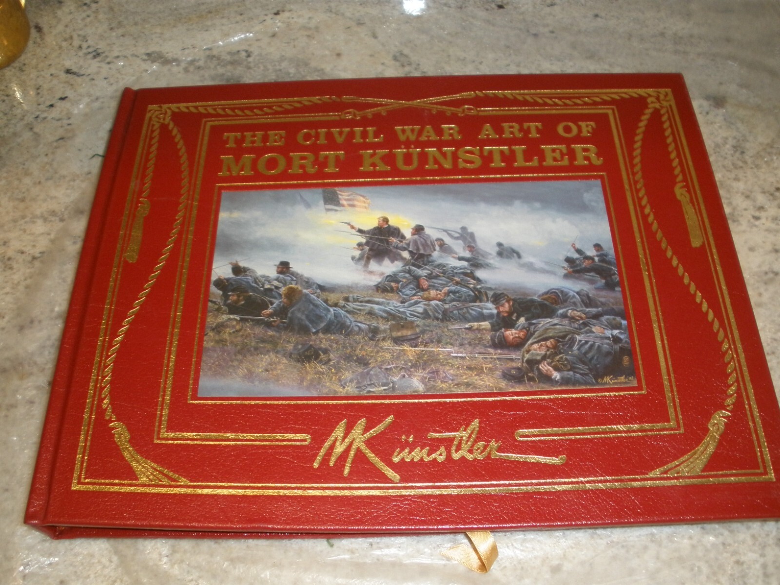 EASTON PRESS THE CIVIL WAR ART OF MORT KUNSTLER HARDCOVER 2004 SIGNED
