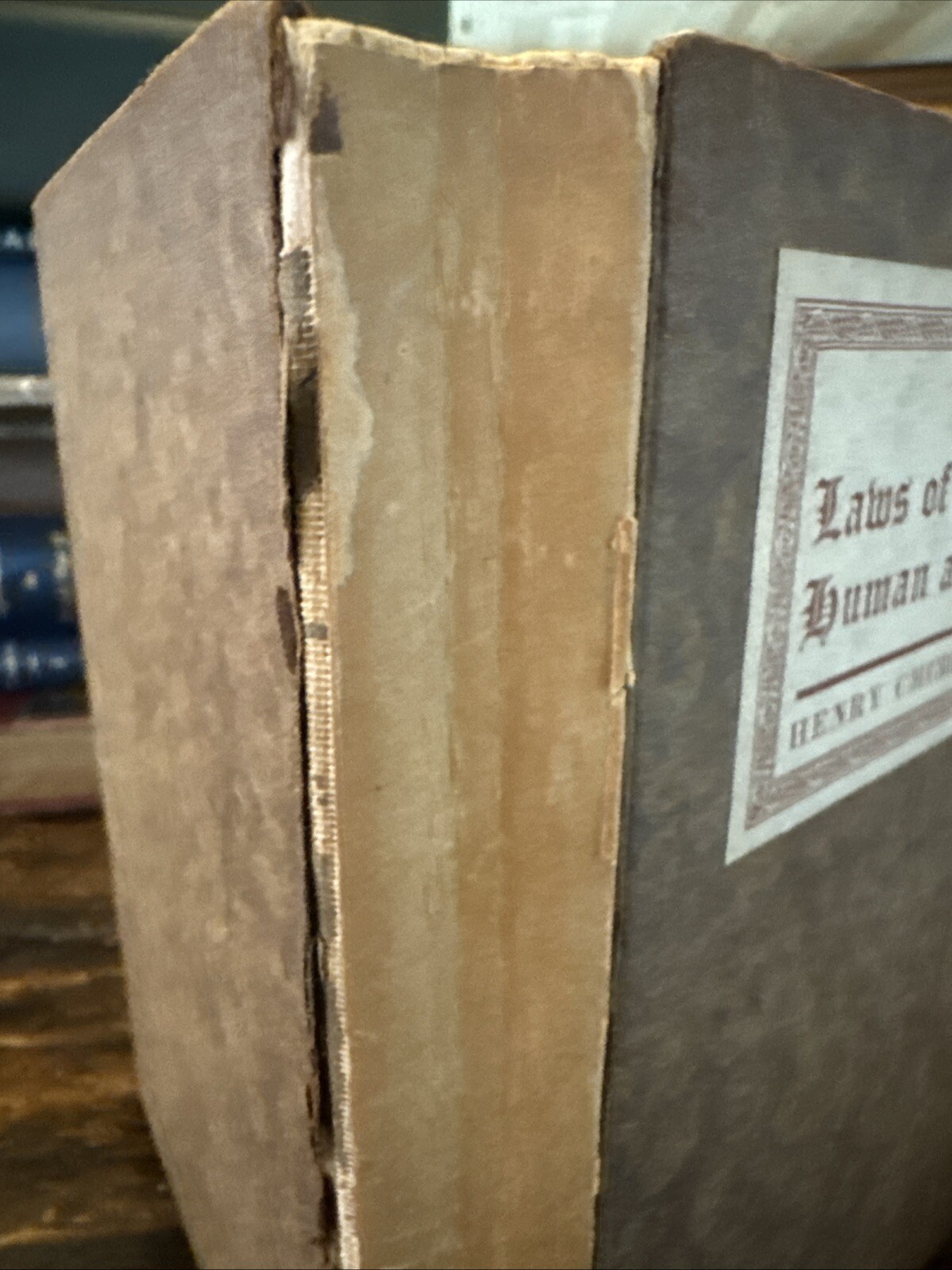 Antique 1911 The Laws Of Friendship Human And Devine By Henry Churchill King