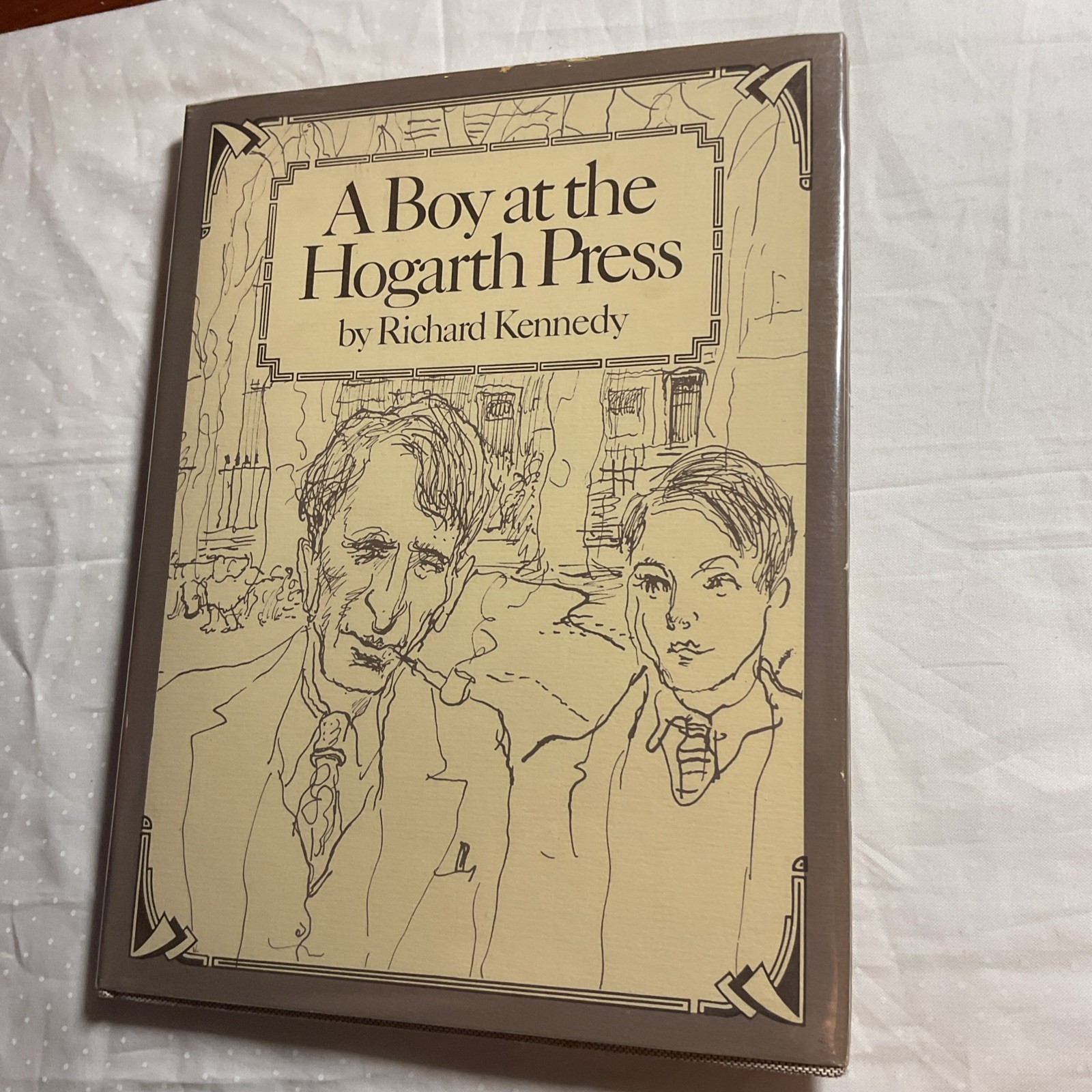 A Boy At The Hogarth Press by Richard Kennedy HC DJ First Edition 1972 SIGNED
