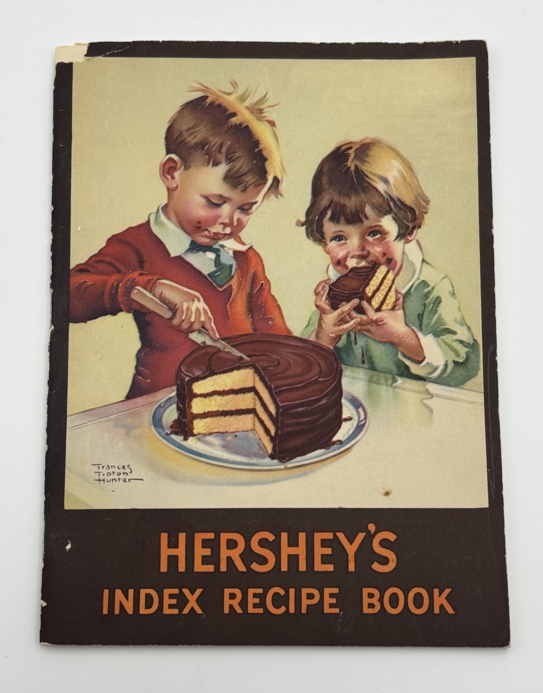 1934 Hershey’s Index Recipe Book Advertising Chocolate Helps for the Hostess
