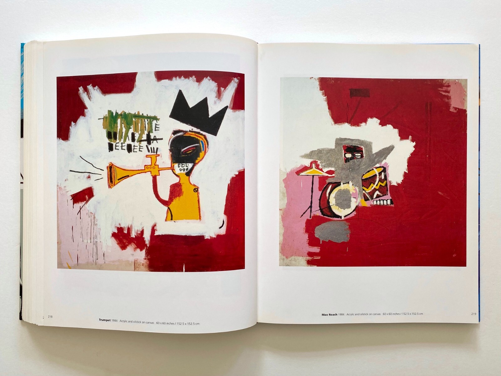 JEAN MICHEL BASQUIAT RARE 1999 1ST ED TONY SHAFRAZI EXHBTN HARDCOVER ART BOOK