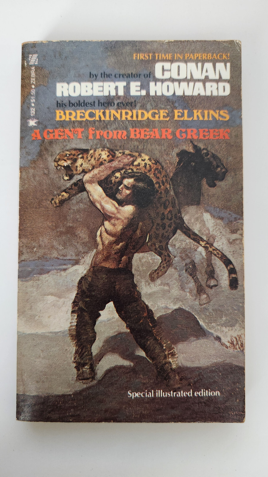 Zebra Paperback Book – Breckinridge A Gent from Bear Creek – Robert E. Howard