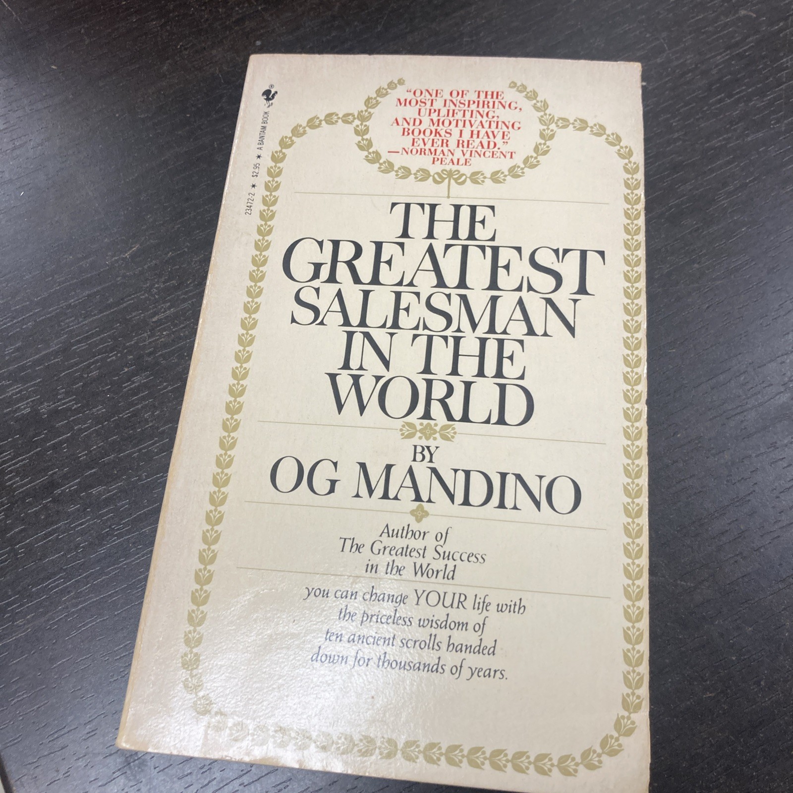 The Greatest Salesman In The World Book by Og Mandino Vintage Paperback 1968