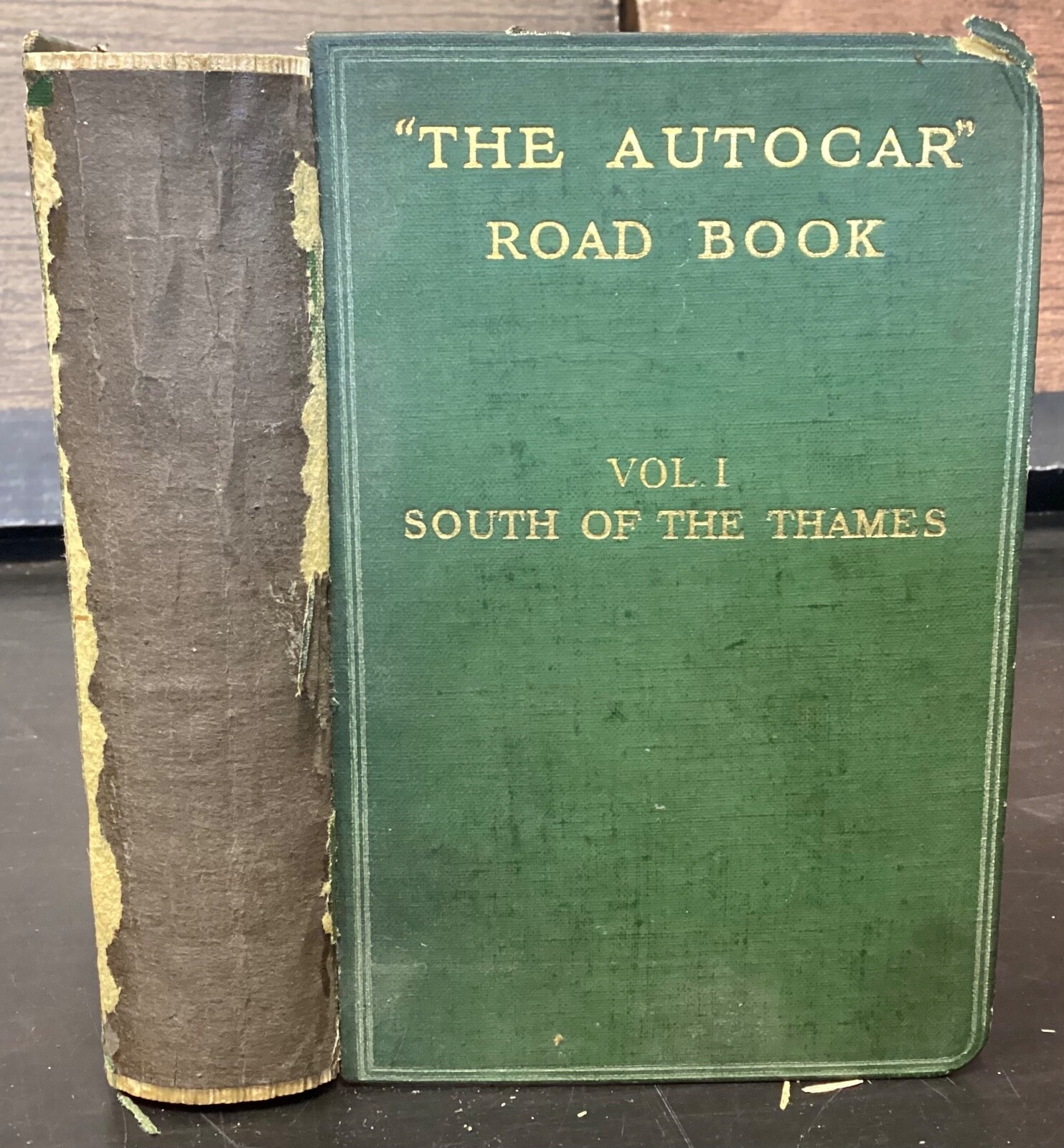 1920 „The Autocar” Road Book by Charles G. Harper, Vol. I Only, w/ Fold-Out Map
