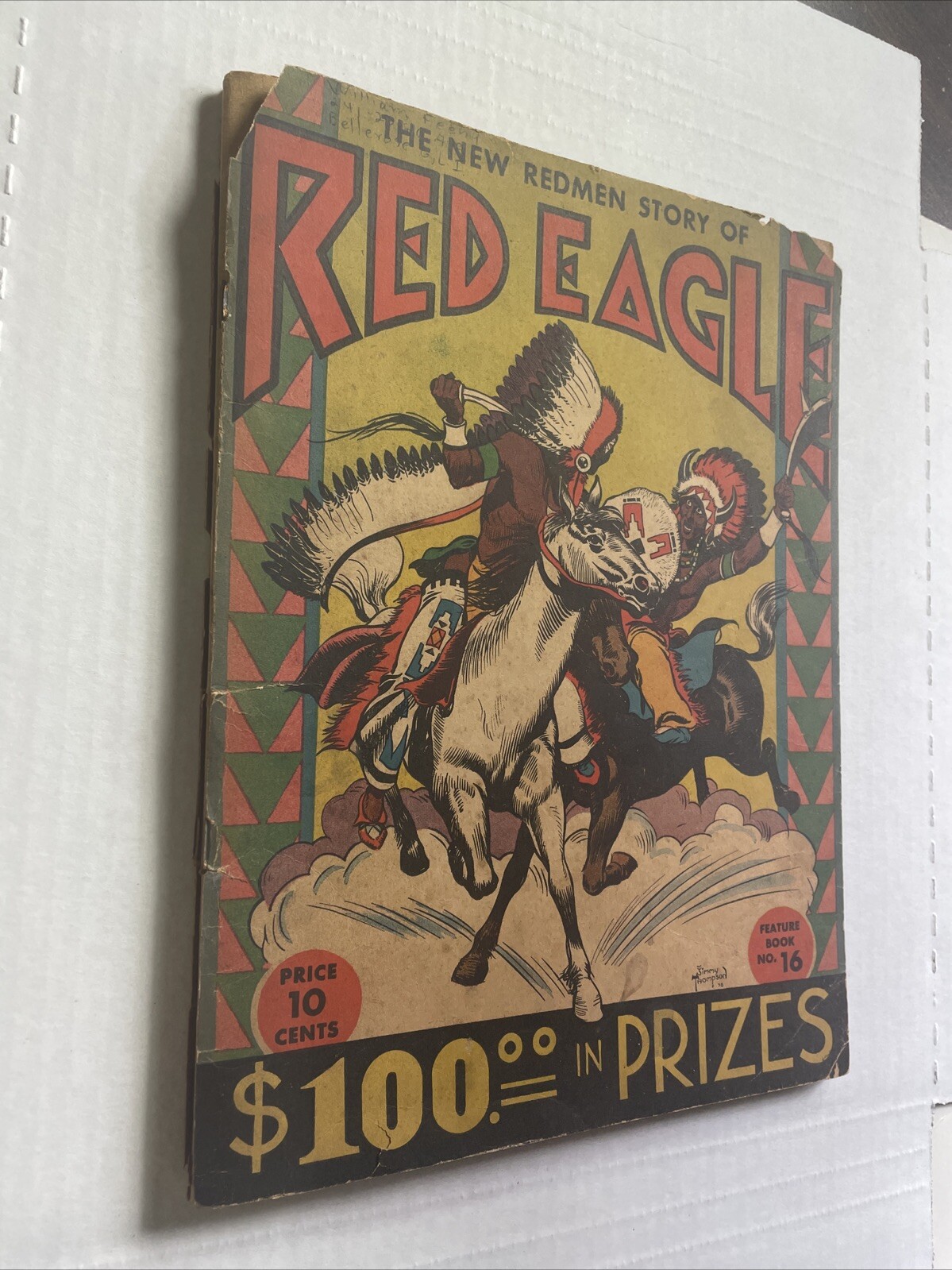 Feature Book #16 Red Eagle 1938 David McKay pub. Rare