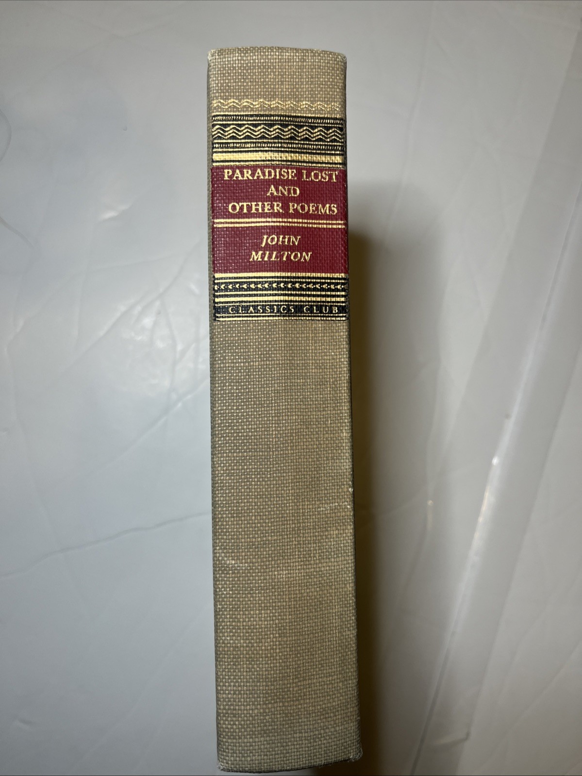 Vintage Classics Club 1943 edition PARADISE LOST John Milton and other poems.