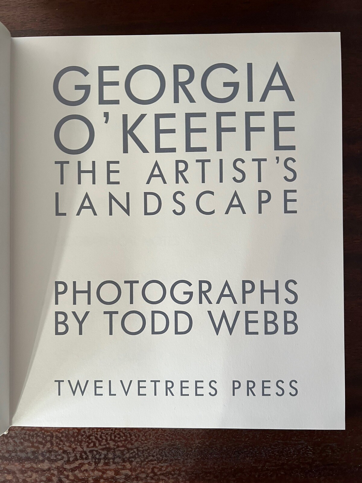 RARE DELUXE 1st LTD ED SLIPCASE Georgia O’Keeffe The Artist’s Landscape ART BOOK